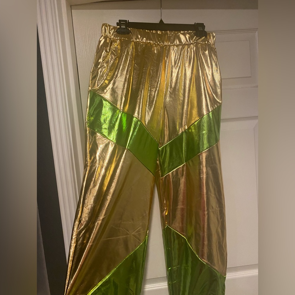 Metallic joggers